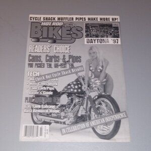 Vintage Hot Rod Motorcycle Collectible Paper 1997